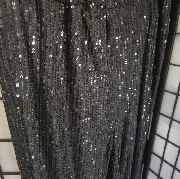 Women's sequin pants/slacks size Large - Picture 4 of 9